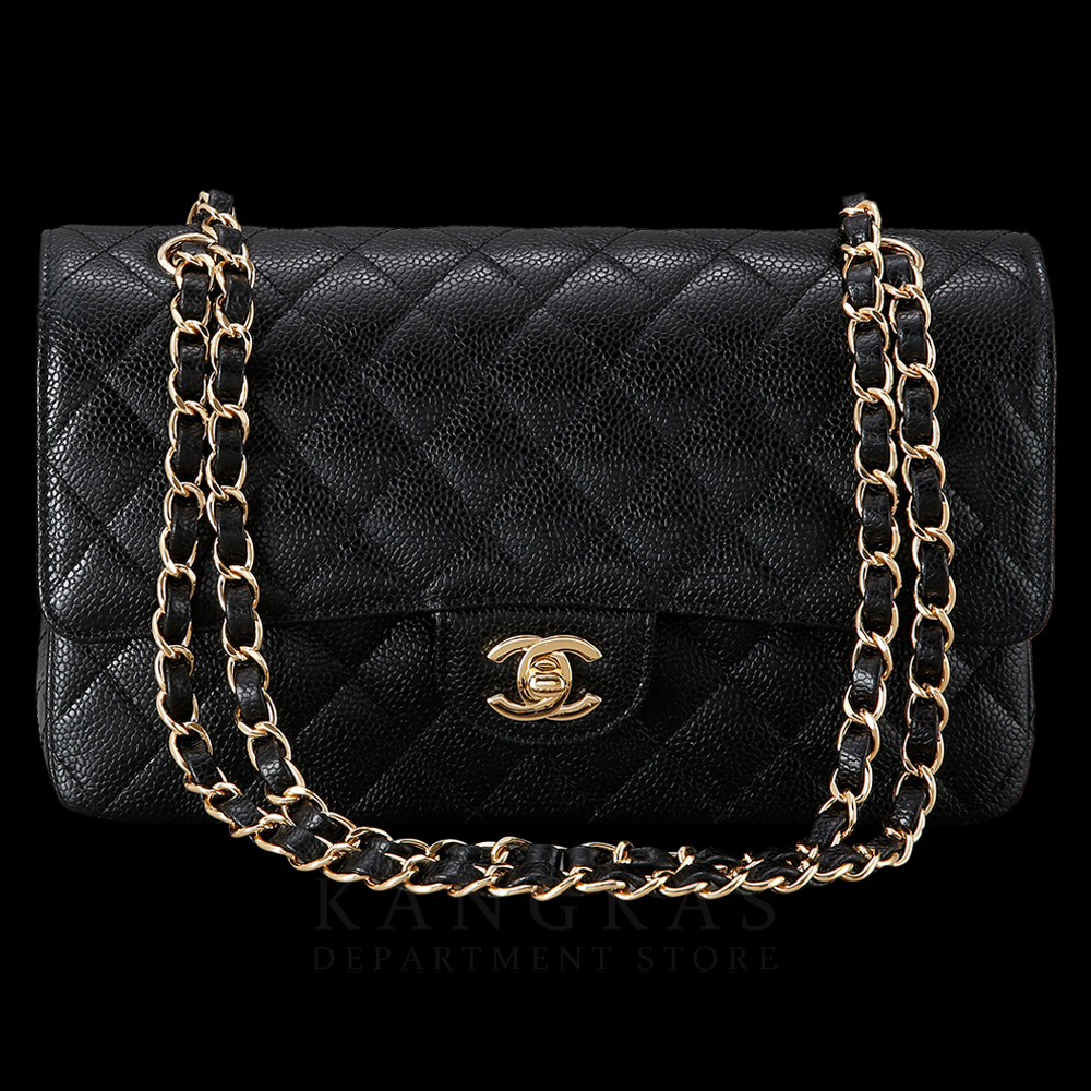CHANEL(USED)샤넬 클래식 캐비어 미듐