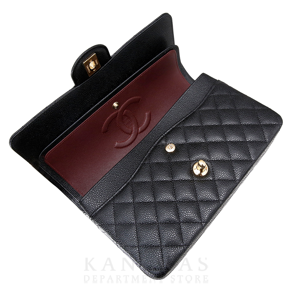 CHANEL(USED)샤넬 클래식 캐비어 미듐