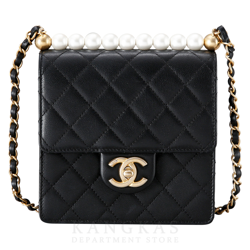 CHANEL(USED)샤넬 시즌 진주 체인 숄더백