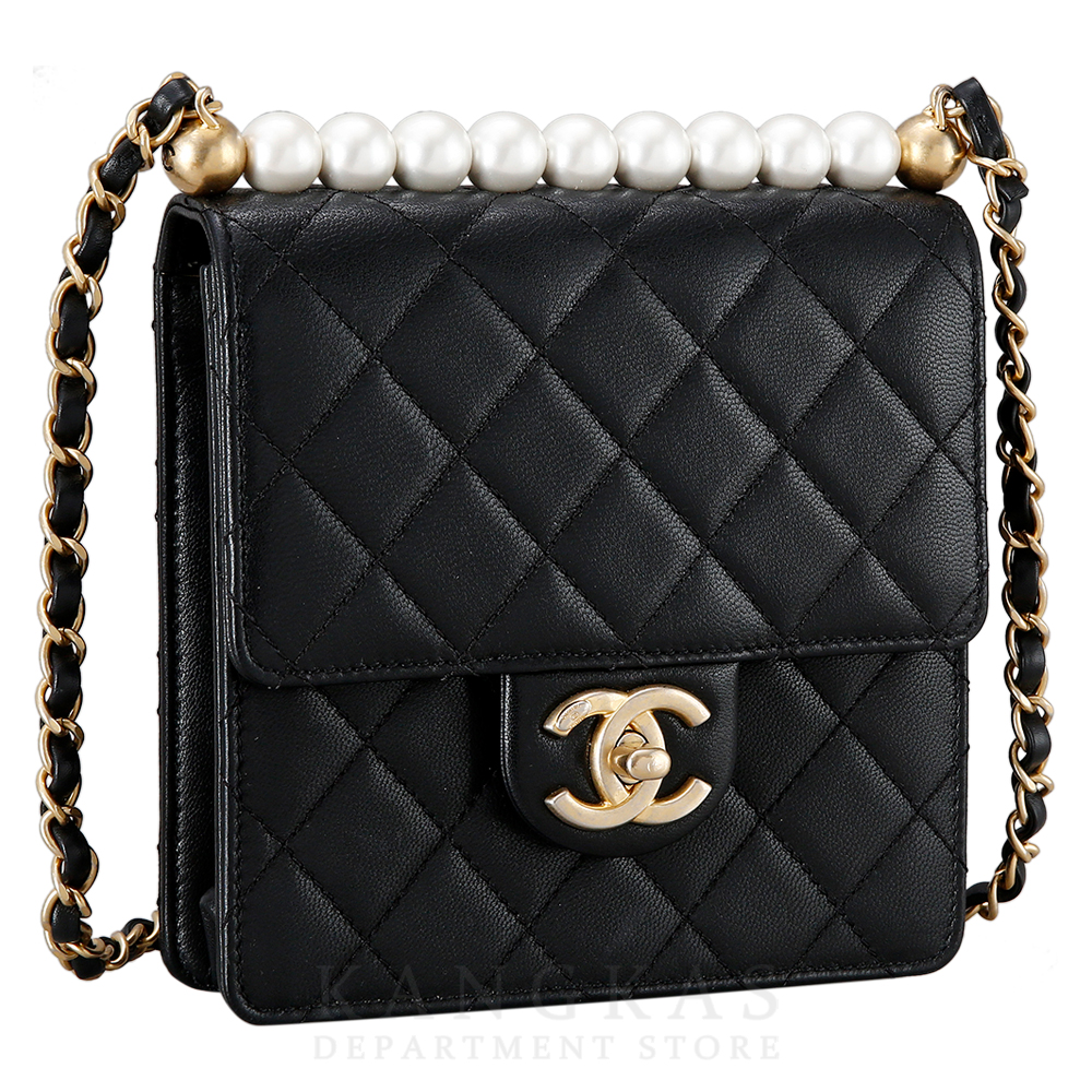 CHANEL(USED)샤넬 시즌 진주 체인 숄더백