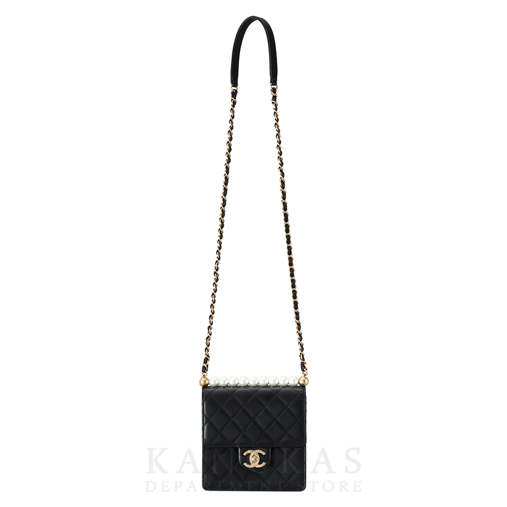 CHANEL(USED)샤넬 시즌 진주 체인 숄더백