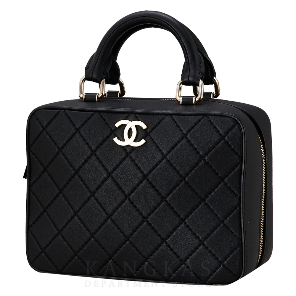CHANEL(USED)샤넬 코스메틱 탑핸들백