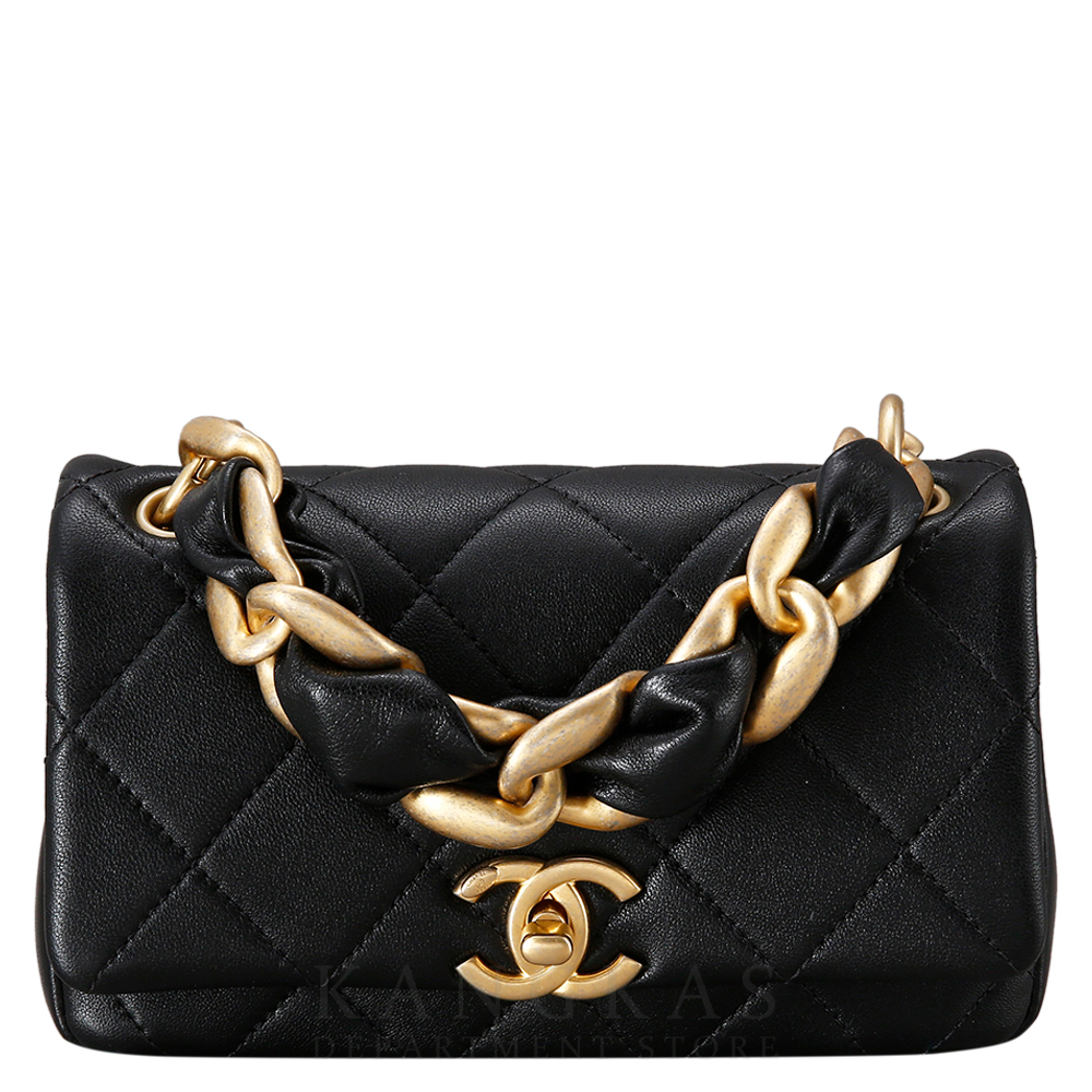 CHANEL(USED)샤넬 시즌 탑핸들 체인 숄더백