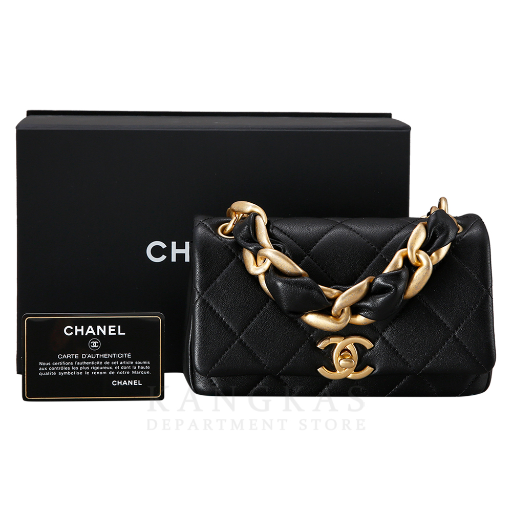 CHANEL(USED)샤넬 시즌 탑핸들 체인 숄더백