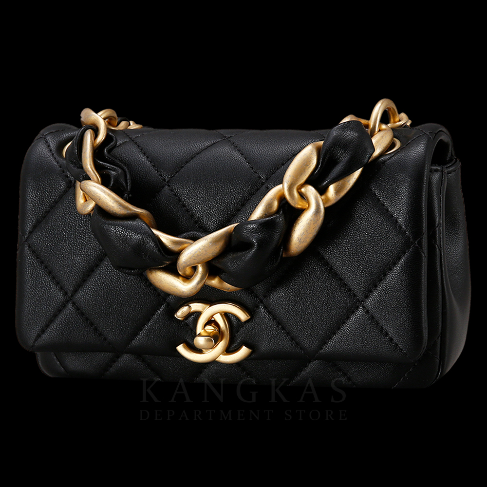CHANEL(USED)샤넬 시즌 탑핸들 체인 숄더백