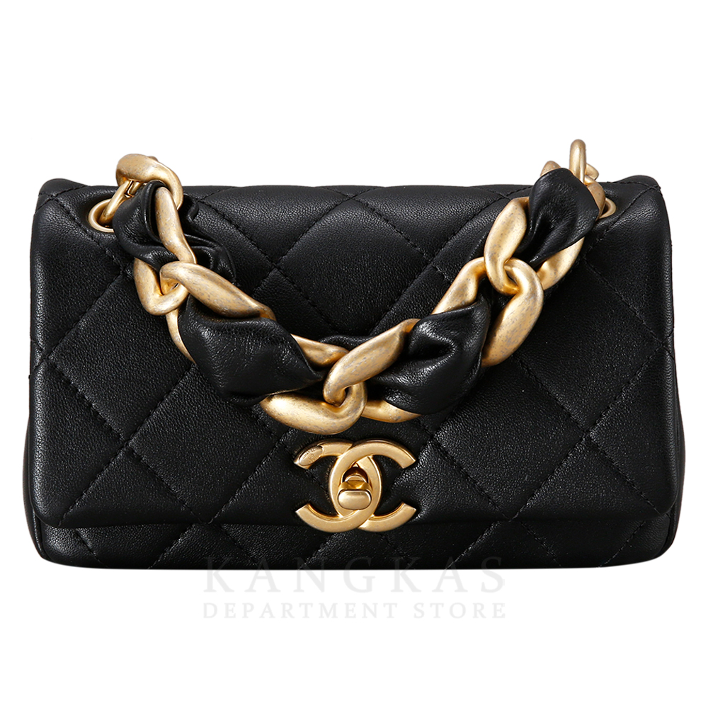 CHANEL(USED)샤넬 시즌 탑핸들 체인 숄더백