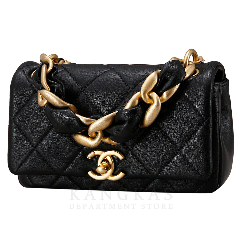 CHANEL(USED)샤넬 시즌 탑핸들 체인 숄더백