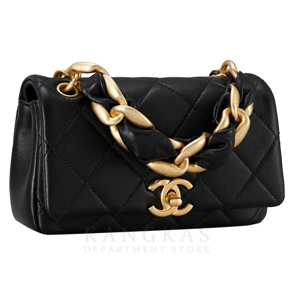 CHANEL(USED)샤넬 시즌 탑핸들 체인 숄더백