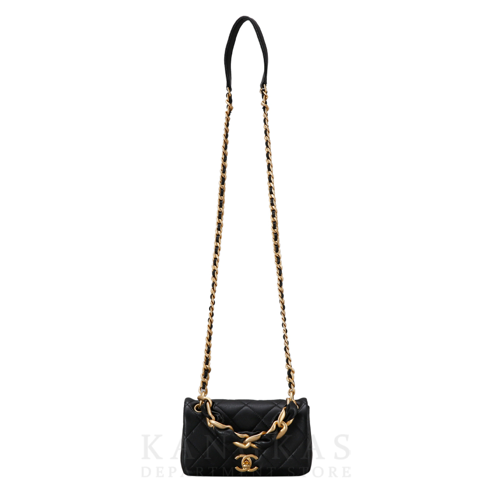 CHANEL(USED)샤넬 시즌 탑핸들 체인 숄더백