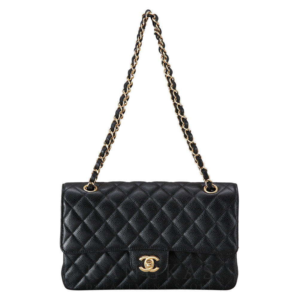 CHANEL(USED)샤넬 클래식 캐비어 미듐