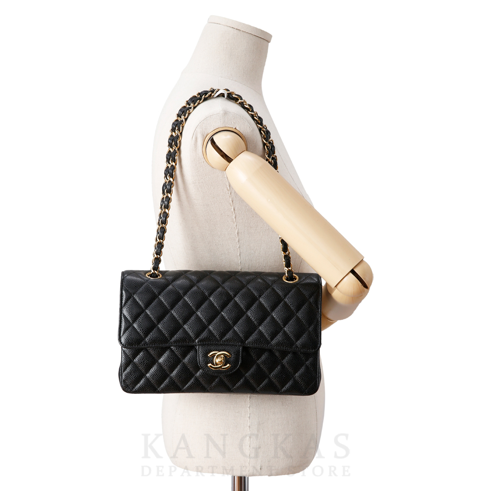 CHANEL(USED)샤넬 클래식 캐비어 미듐