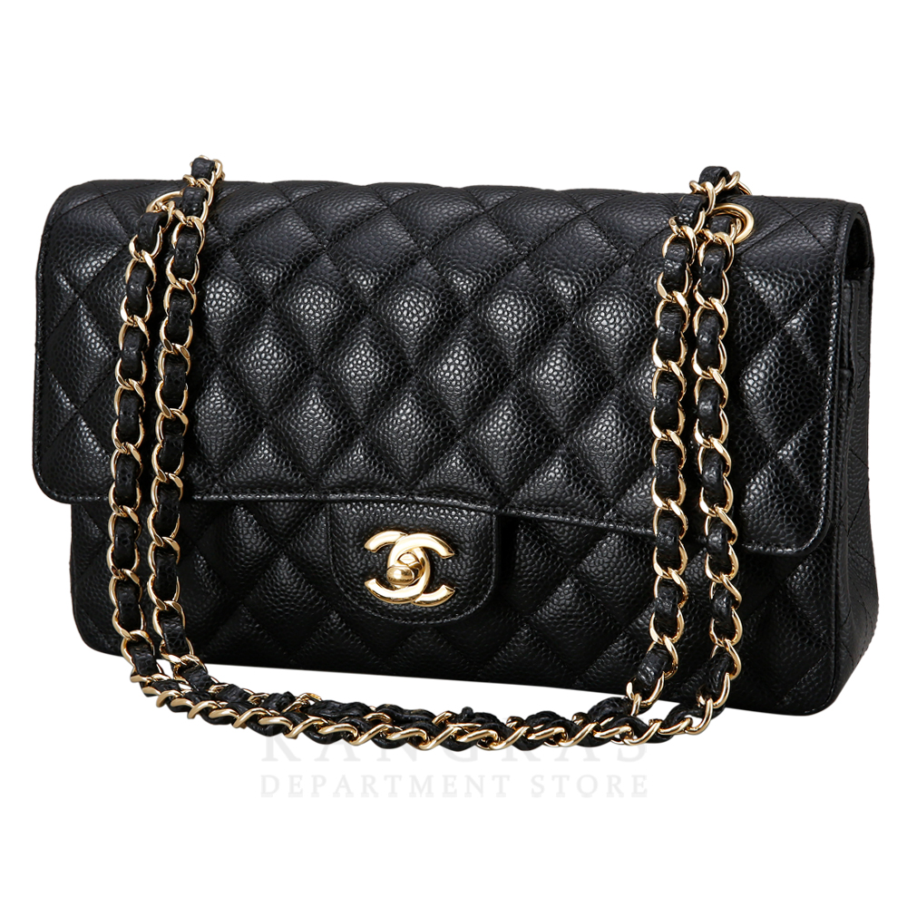 CHANEL(USED)샤넬 클래식 캐비어 미듐