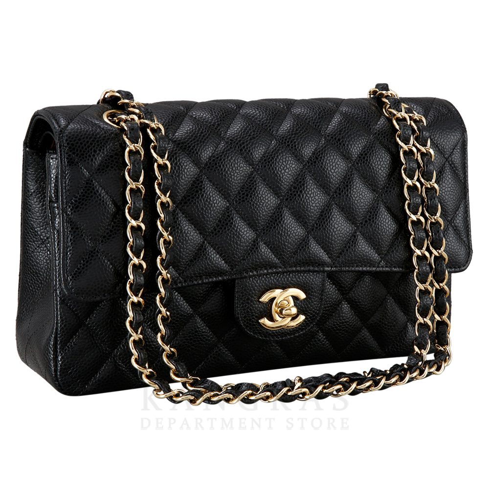 CHANEL(USED)샤넬 클래식 캐비어 미듐
