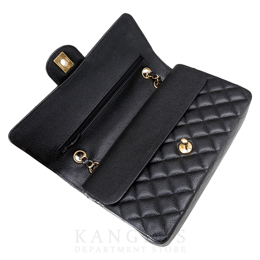 CHANEL(USED)샤넬 클래식 캐비어 미듐