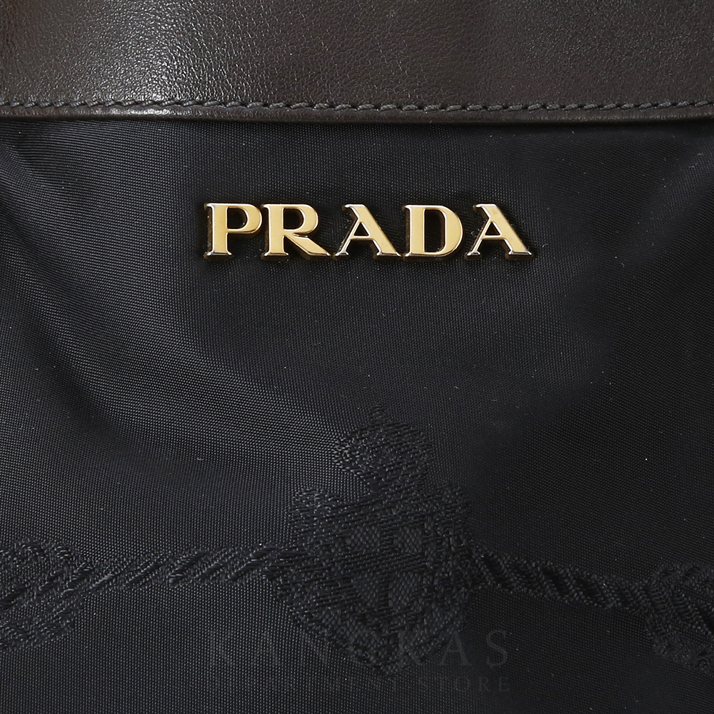 PRADA(USED)프라다 패브릭 토트숄더