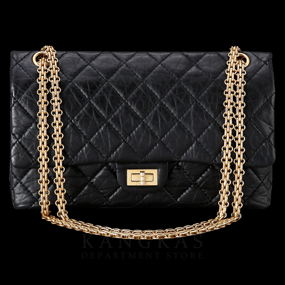 CHANEL(USED)샤넬 2.55 빈티지 미듐 금장