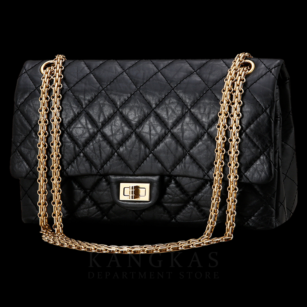 CHANEL(USED)샤넬 2.55 빈티지 미듐 금장