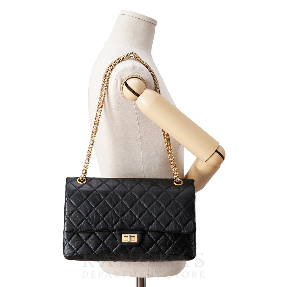 CHANEL(USED)샤넬 2.55 빈티지 미듐 금장