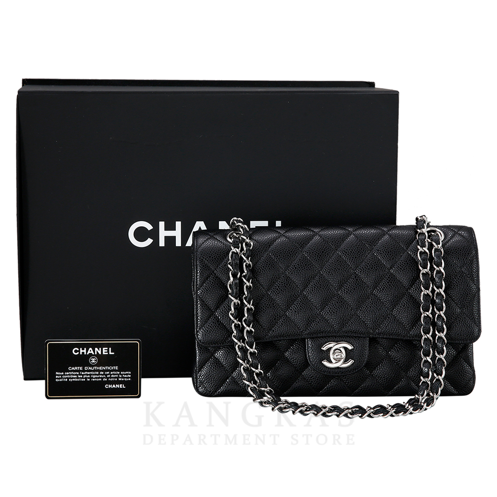 CHANEL(USED)샤넬 클래식 캐비어 미듐