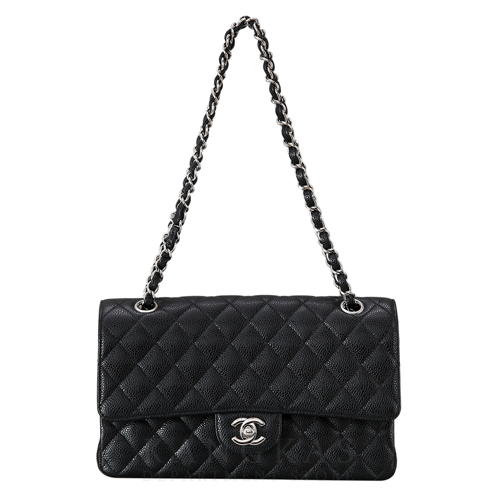 CHANEL(USED)샤넬 클래식 캐비어 미듐