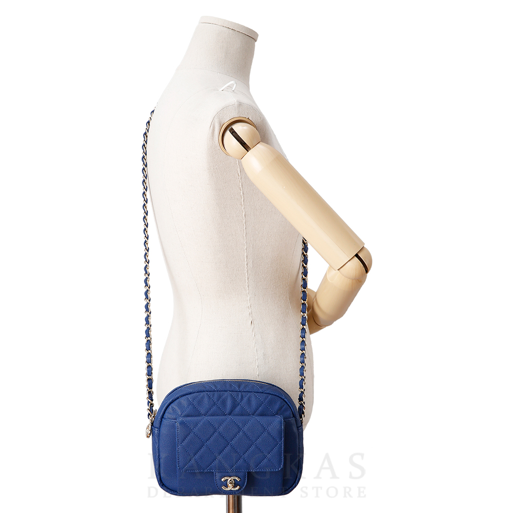 CHANEL(USED)샤넬 캐비어 체인숄더
