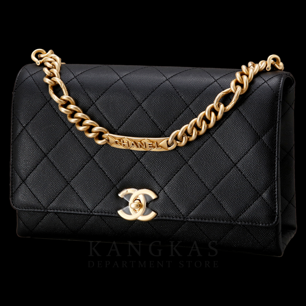 CHANEL(USED)샤넬 시즌 캐비어 체인 플랩백