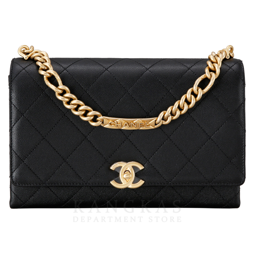 CHANEL(USED)샤넬 시즌 캐비어 체인 플랩백