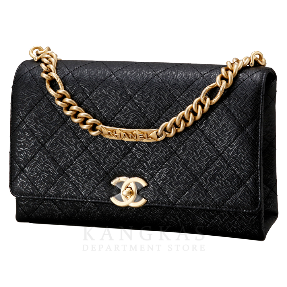CHANEL(USED)샤넬 시즌 캐비어 체인 플랩백