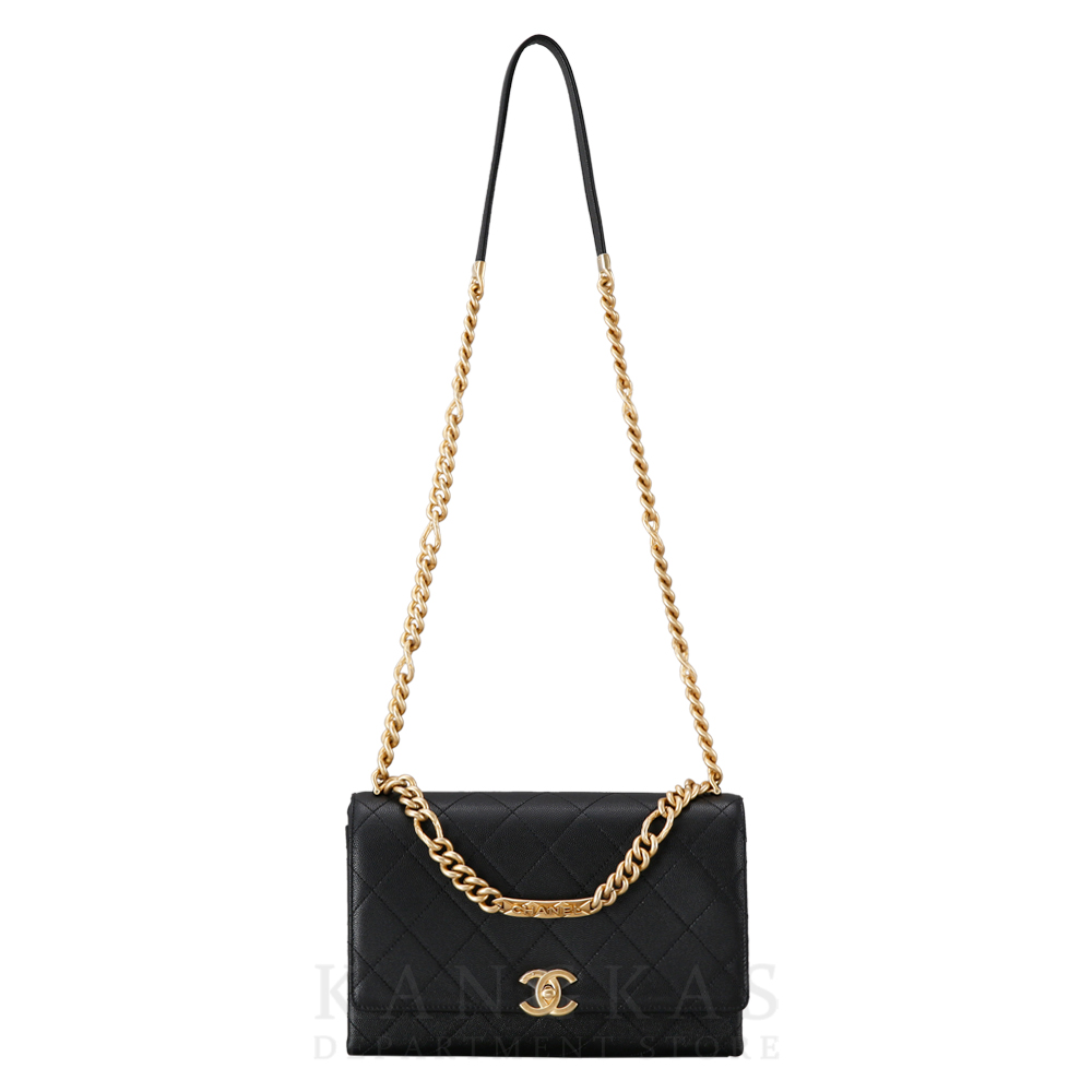 CHANEL(USED)샤넬 시즌 캐비어 체인 플랩백