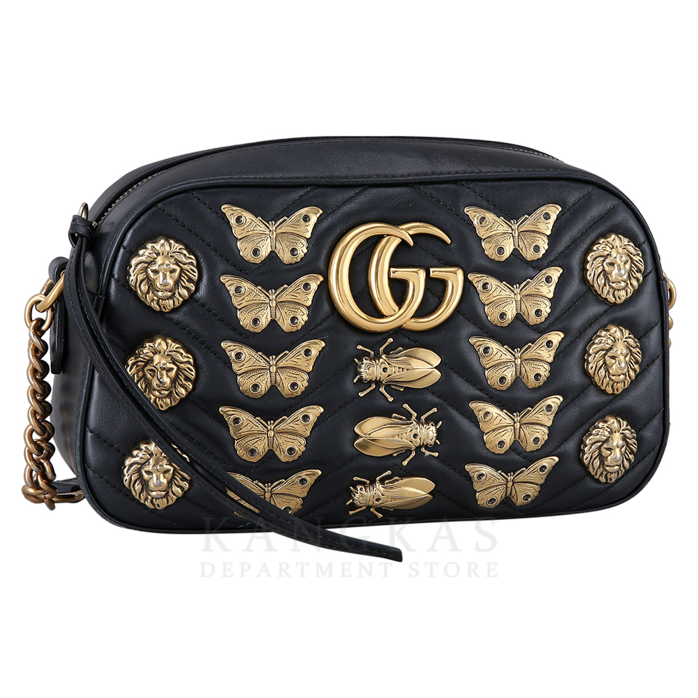 GUCCI(USED)구찌 447632 GG마몽 마틀라세 시즌 카메라백