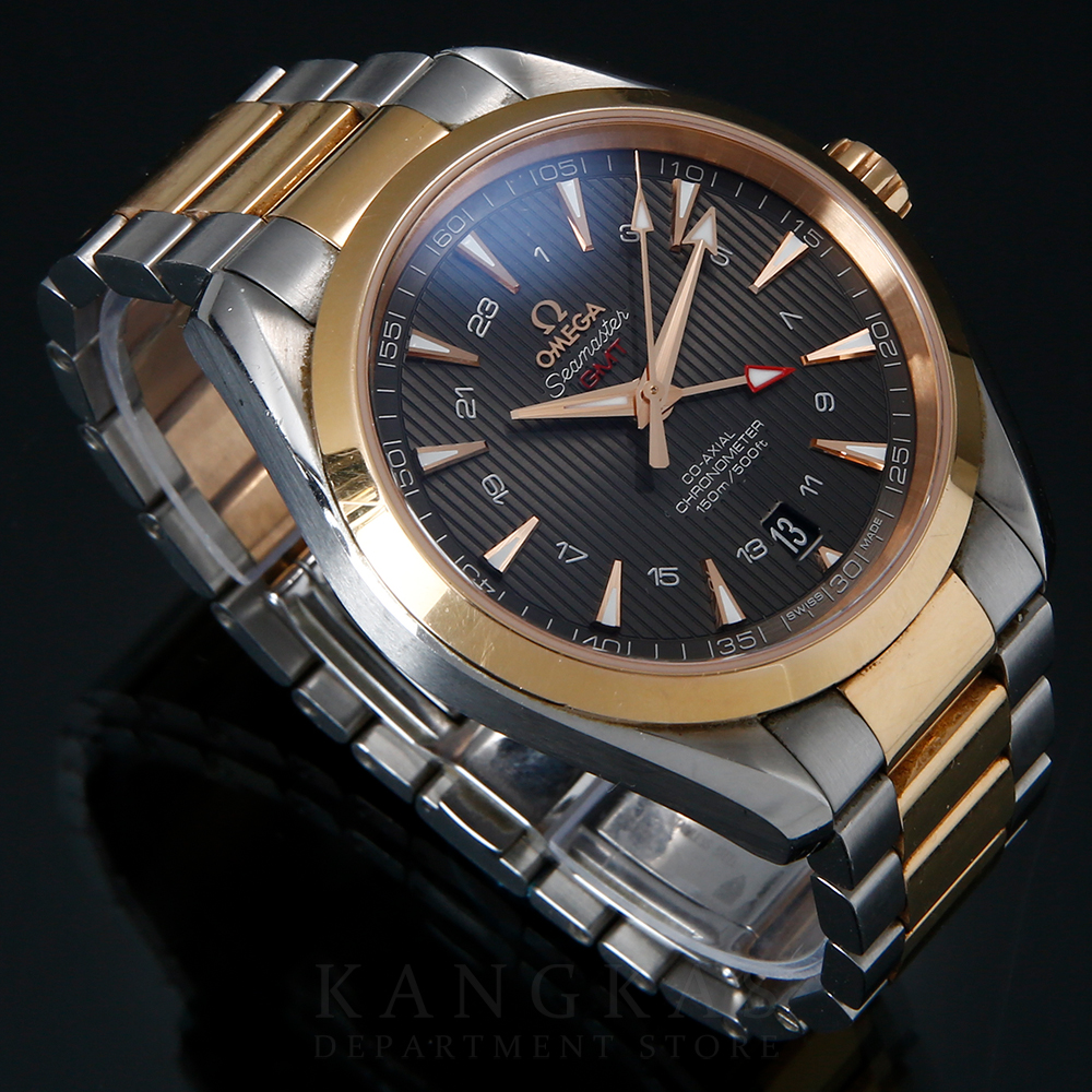 OMEGA(USED)오메가 씨마스터 아쿠아테라 GMT