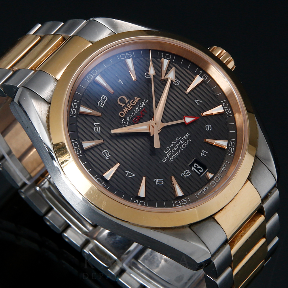 OMEGA(USED)오메가 씨마스터 아쿠아테라 GMT