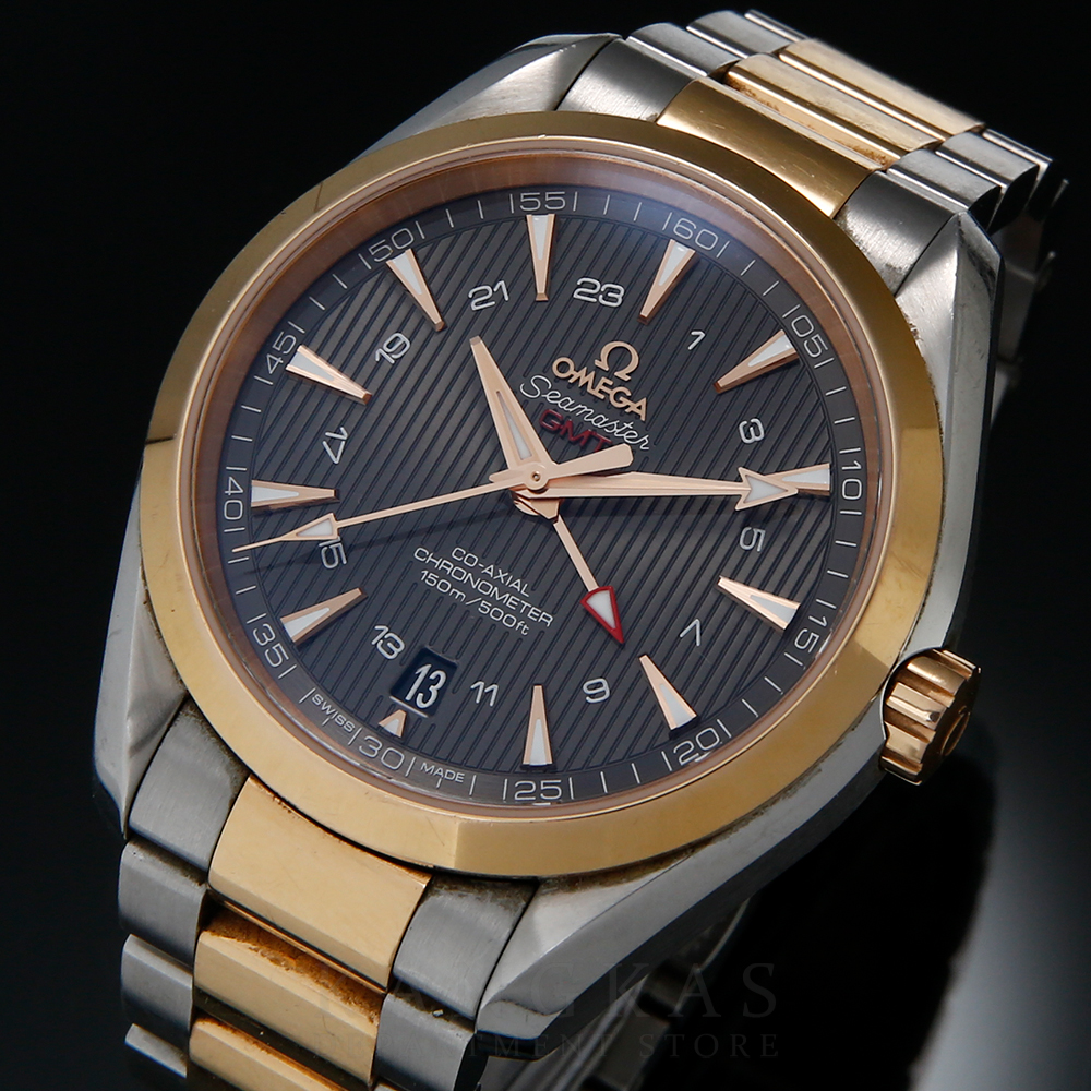 OMEGA(USED)오메가 씨마스터 아쿠아테라 GMT