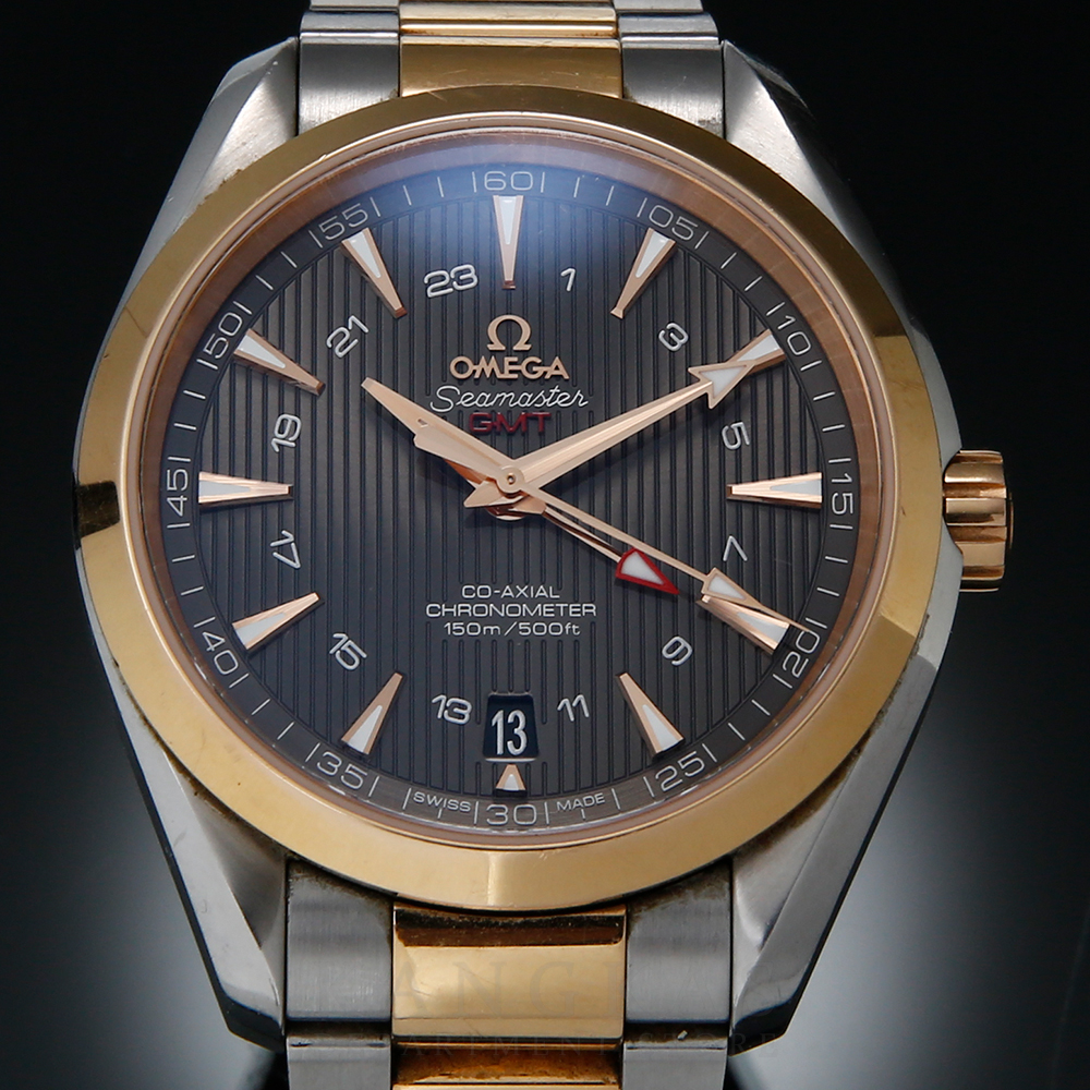 OMEGA(USED)오메가 씨마스터 아쿠아테라 GMT