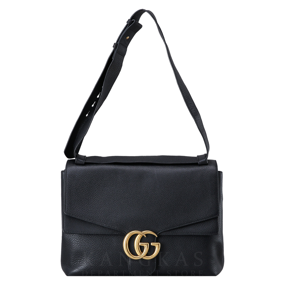 GUCCI(USED)구찌 마몽트  레더 라지 숄더백