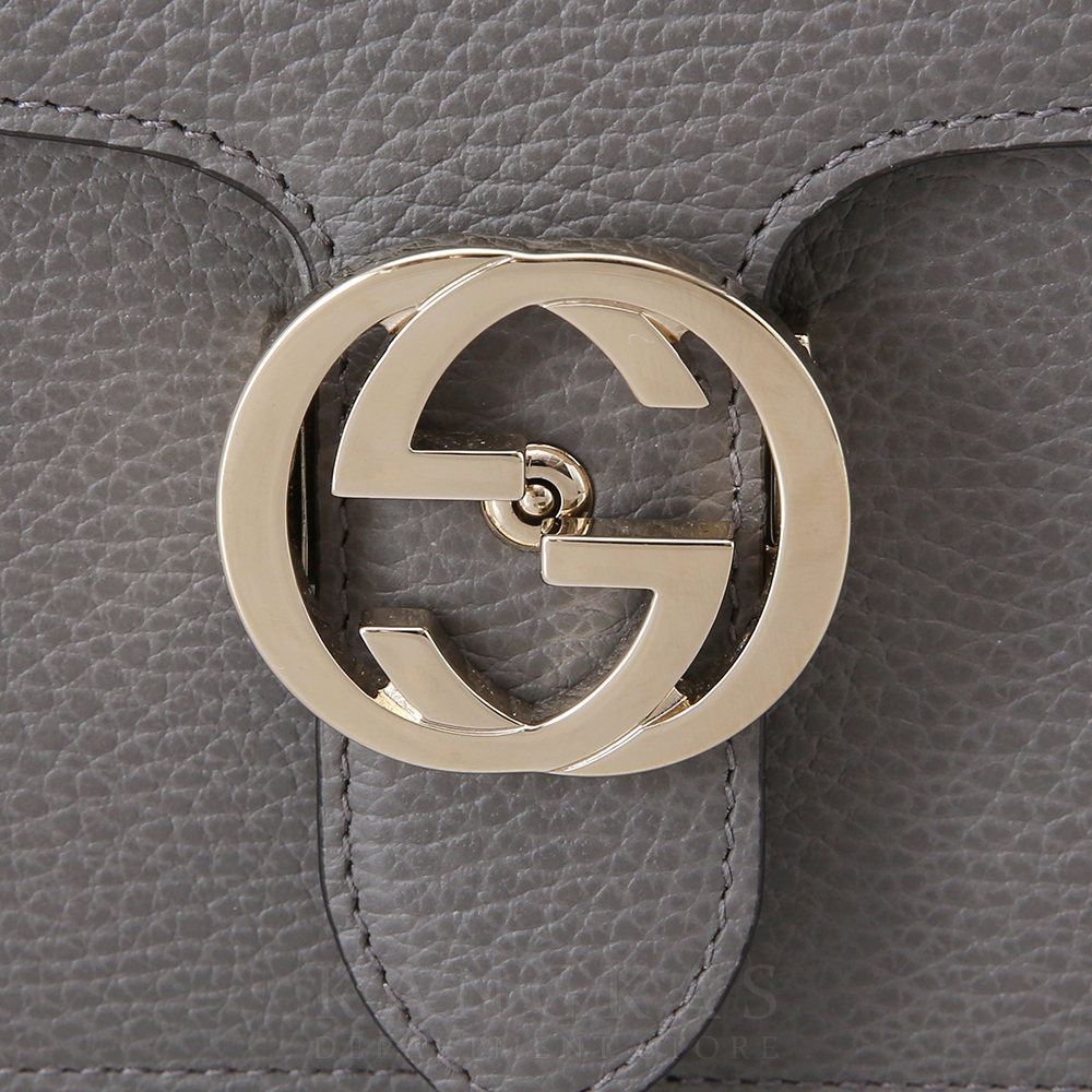 GUCCI(USED)구찌 인터락킹 탑핸들 체인 숄더백