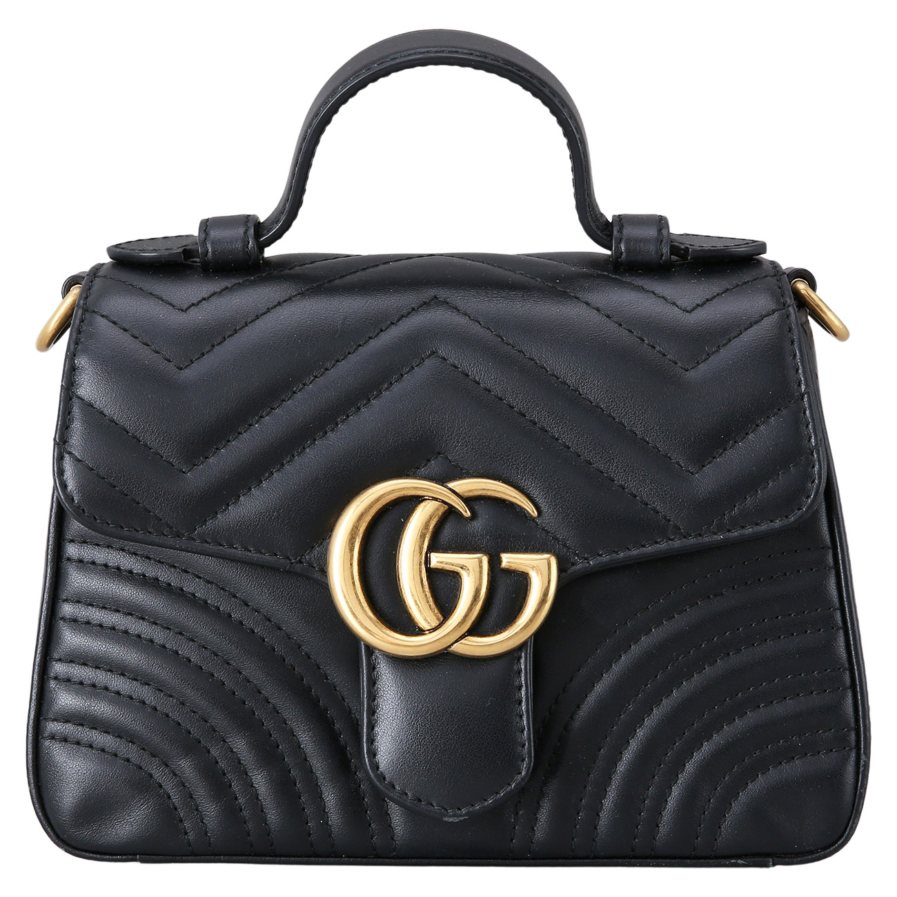 GUCCI(USED)구찌 547260 GG마몽 마틀라세 탑 핸들백