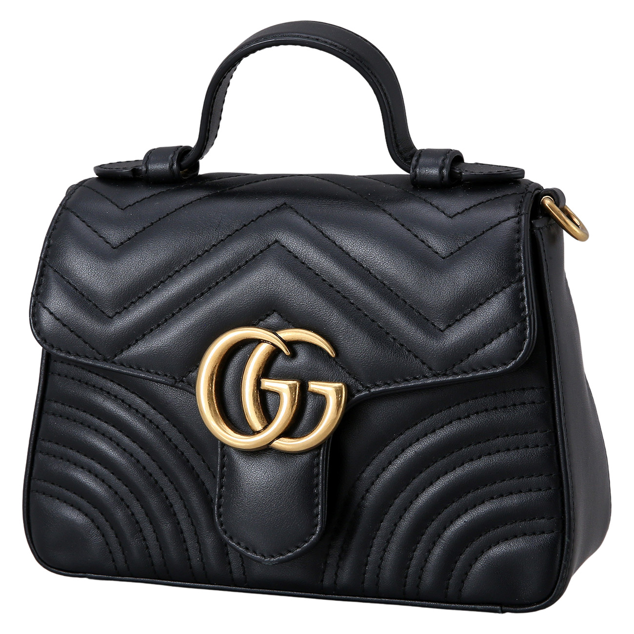 GUCCI(USED)구찌 547260 GG마몽 마틀라세 탑 핸들백