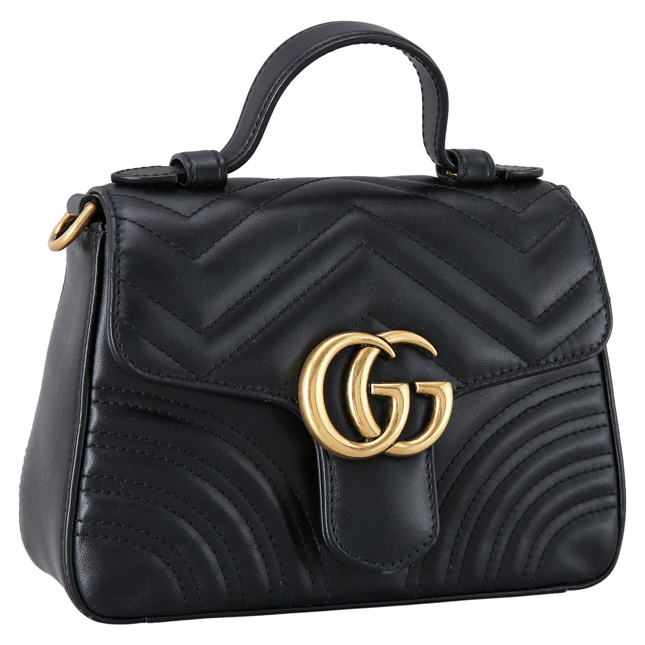 GUCCI(USED)구찌 547260 GG마몽 마틀라세 탑 핸들백