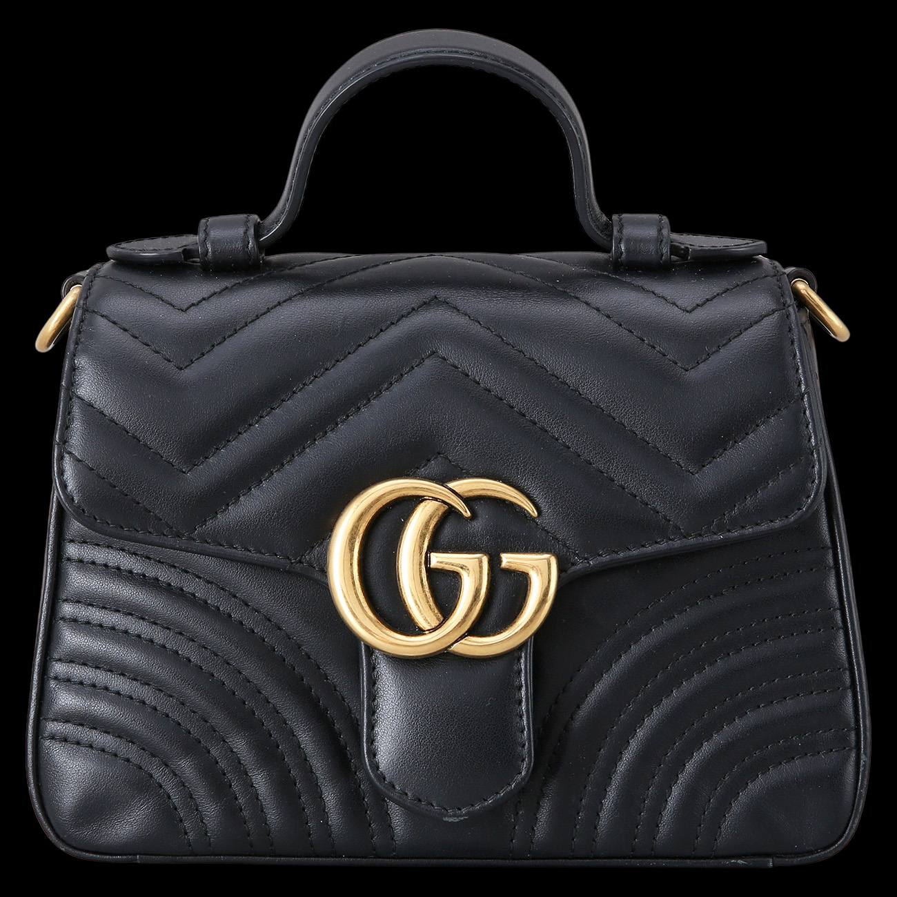 GUCCI(USED)구찌 547260 GG마몽 마틀라세 탑 핸들백