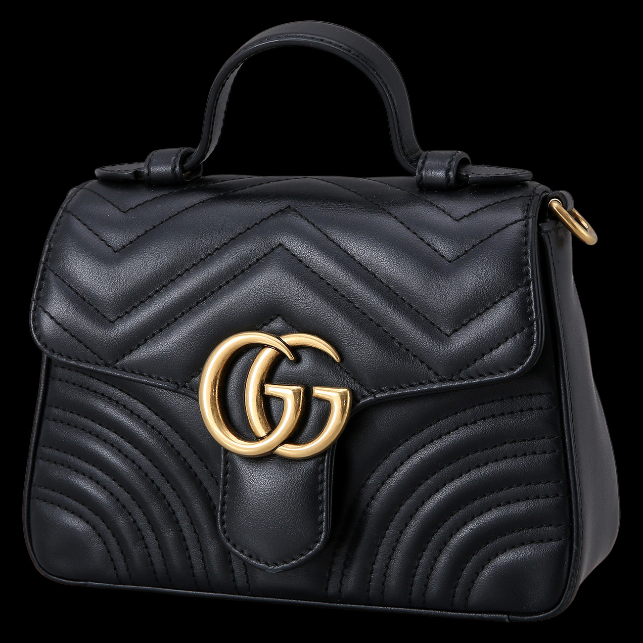 GUCCI(USED)구찌 547260 GG마몽 마틀라세 탑 핸들백