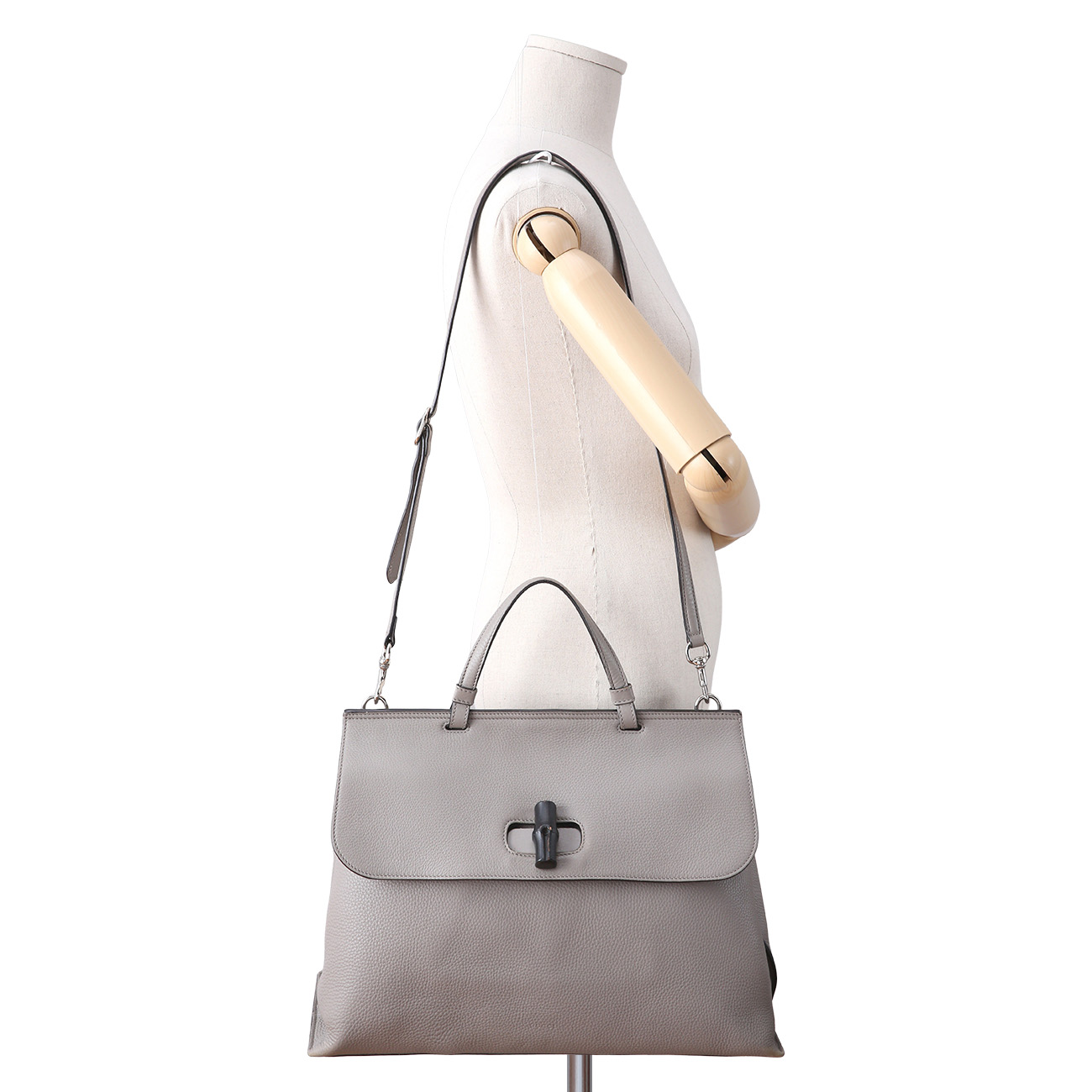 GUCCI(USED) 구찌 뱀부 탑 핸들백