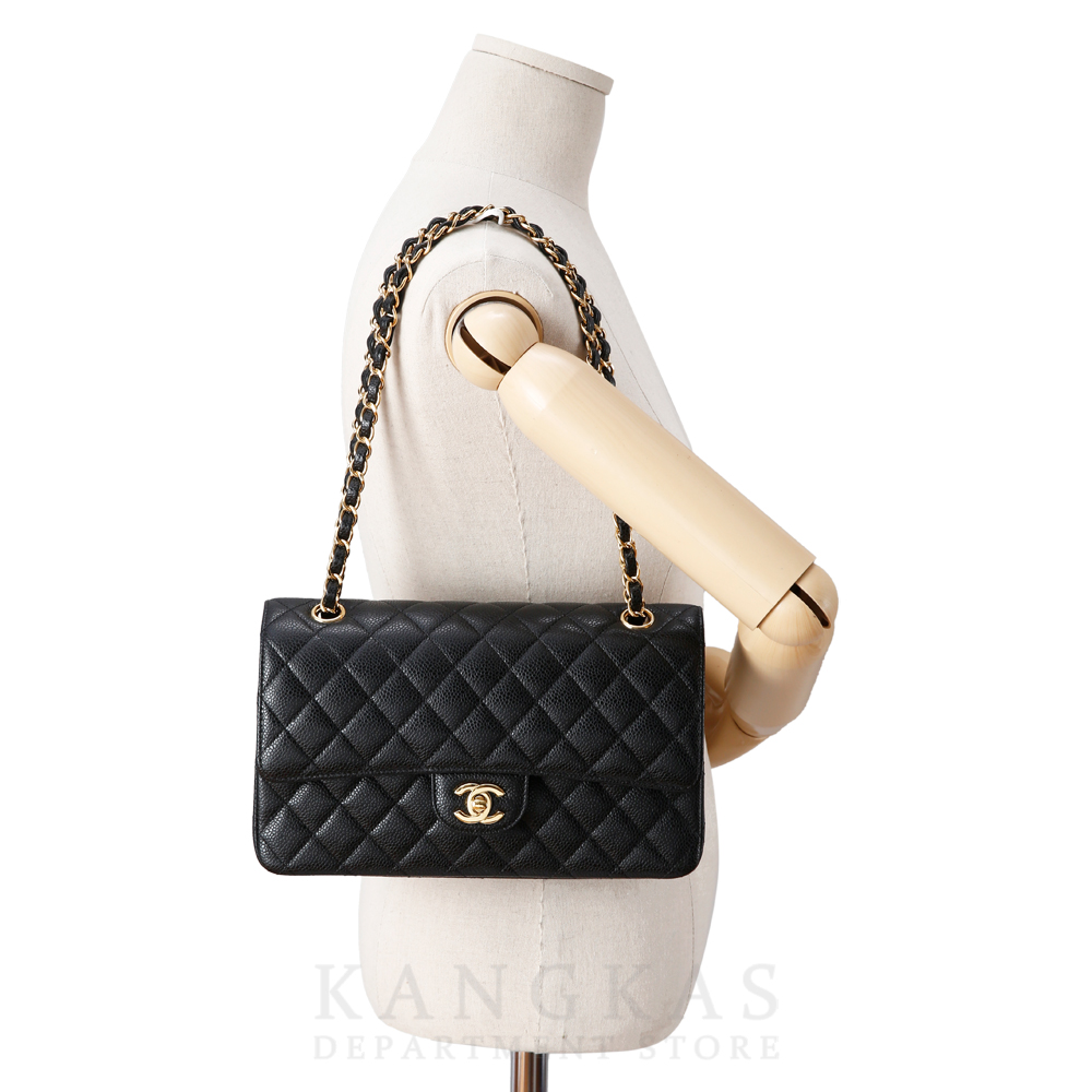 CHANEL(USED)샤넬 클래식 캐비어 미듐
