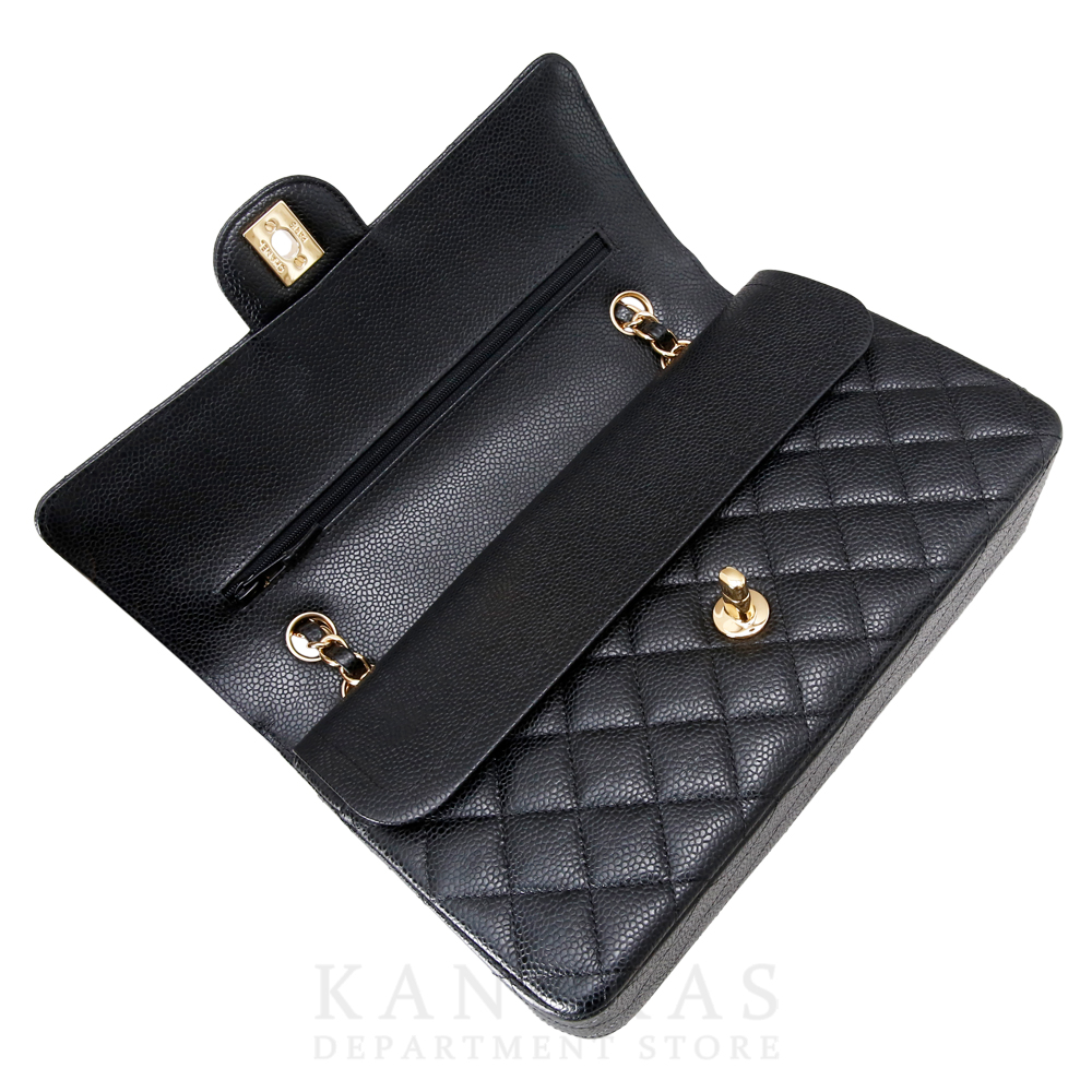 CHANEL(USED)샤넬 클래식 캐비어 미듐