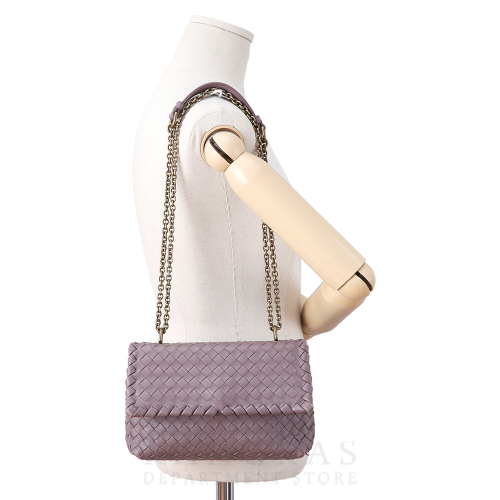 BOTTEGA VENETA(USED)보테가베네타 405739 올림피아 체인 숄더백