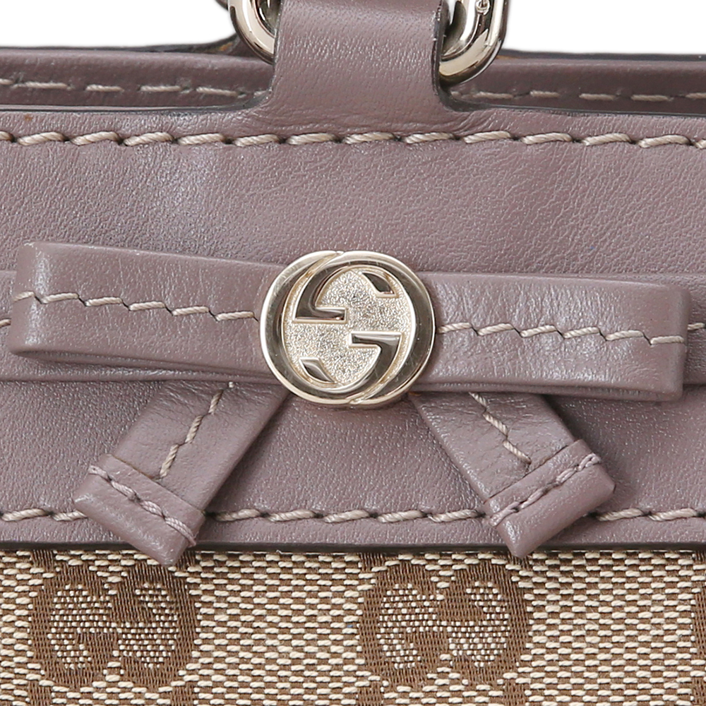 GUCCI(USED)구찌 패브릭 토트백 257061