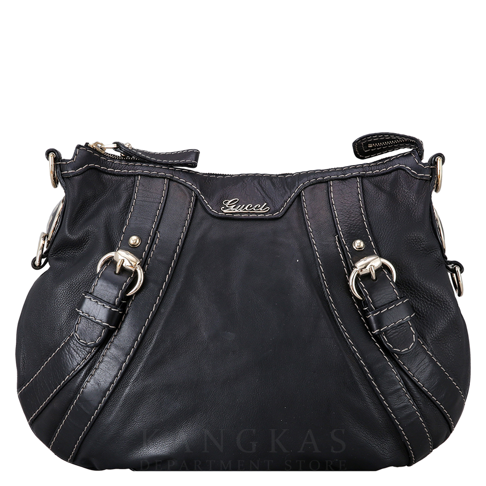 GUCCI(USED)구찌 레더 숄더백  223937