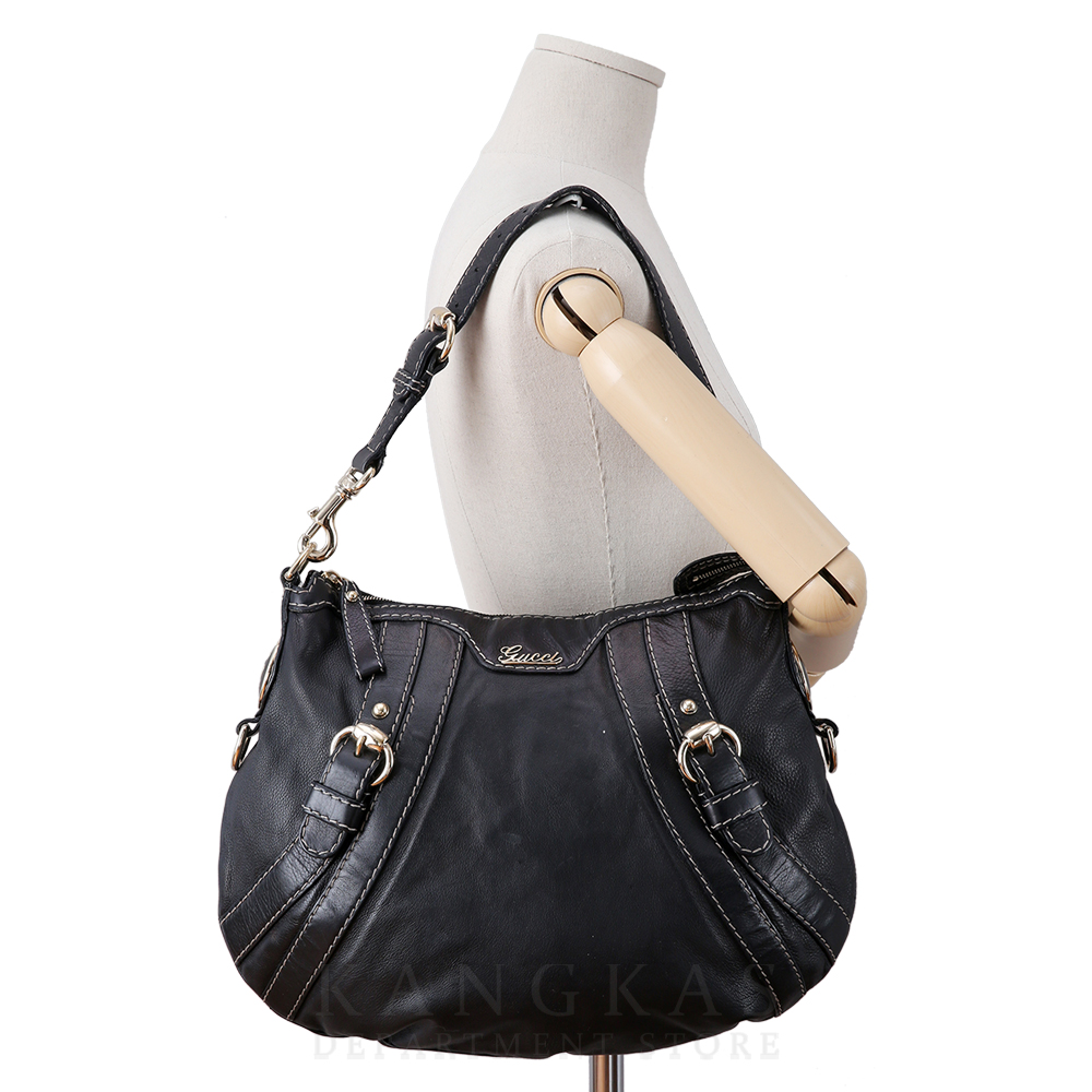 GUCCI(USED)구찌 레더 숄더백  223937