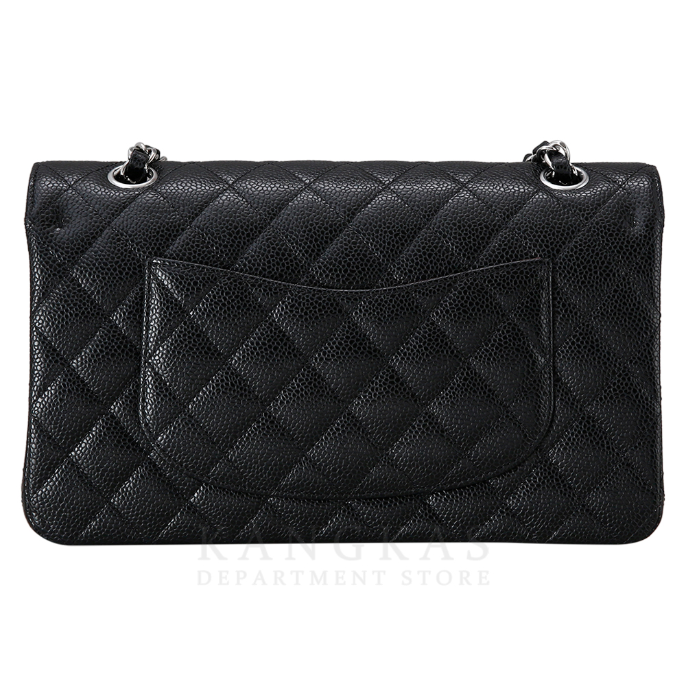 CHANEL(USED)샤넬 클래식 캐비어 미듐 은장