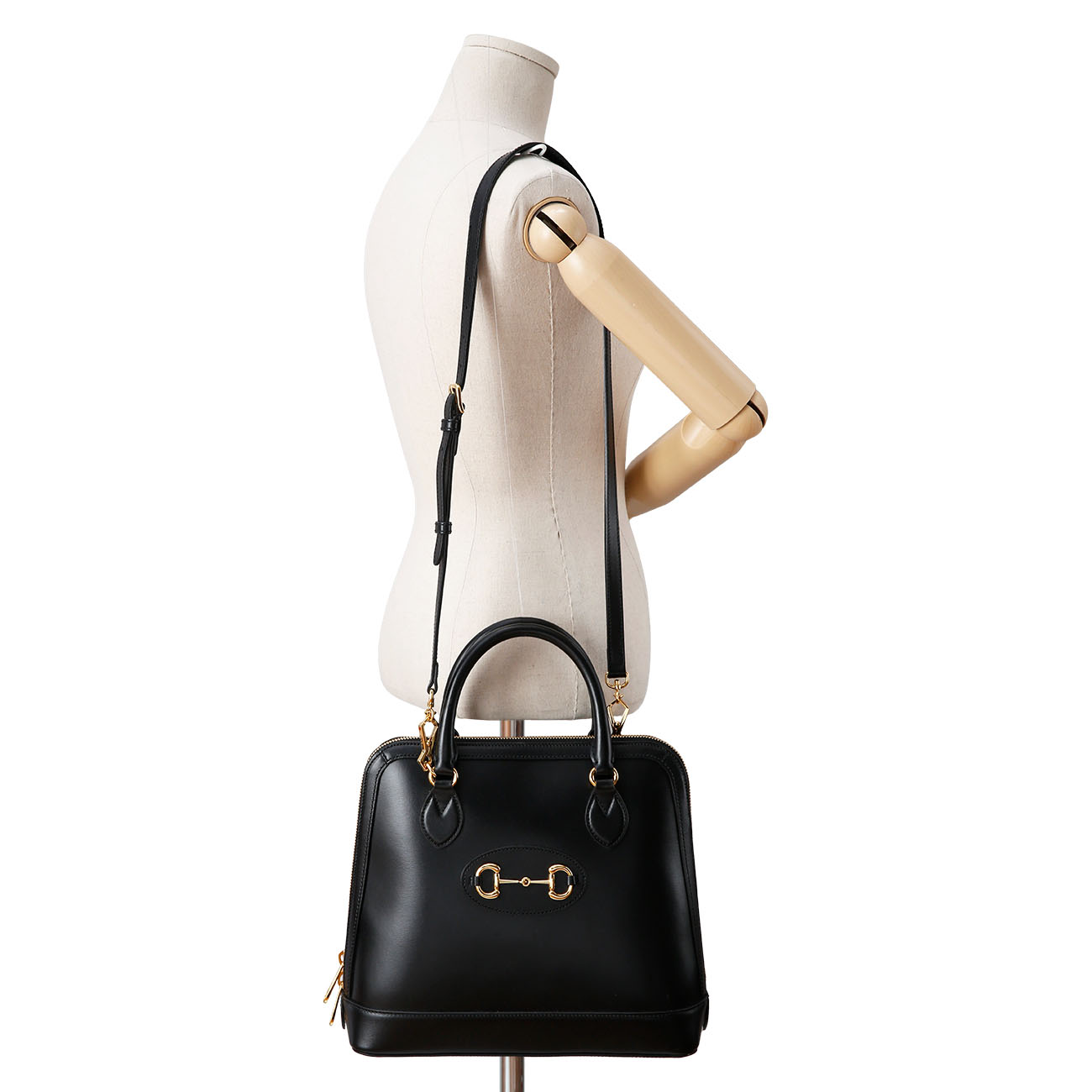 GUCCI(USED)구찌 1955 홀스빗 탑핸들 숄더백